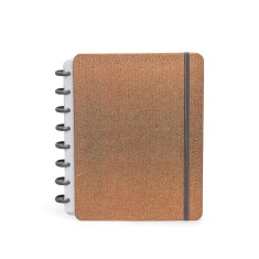 CADERNO DISCO KRAFT Brinde