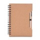 CADERNO DE PAPELÃO COM CANETA Personalizados