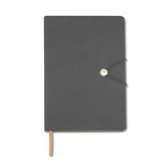 CADERNETA SINTÉTICA COM FECHO para eventos