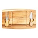 KIT QUEIJO 2 PÇS + TÁBUA QUADRADA Personalizados