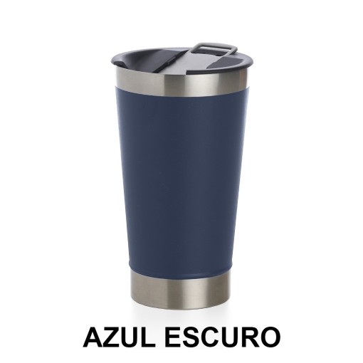 COPO TÉRMICO 500ML *LISO C/ ABRIDOR Personalizado