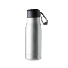 GARRAFA TÉRMICA 420ML C/ CORDÃO com logotipo