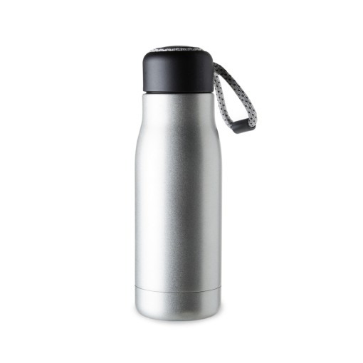 GARRAFA TÉRMICA 420ML C/ CORDÃO com logotipo