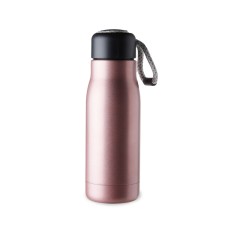 GARRAFA TÉRMICA 420ML C/ CORDÃO com logotipo
