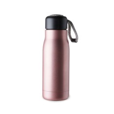GARRAFA TÉRMICA 420ML C/ CORDÃO com logotipo