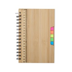 CADERNO A5 BAMBU para brinde corporativo