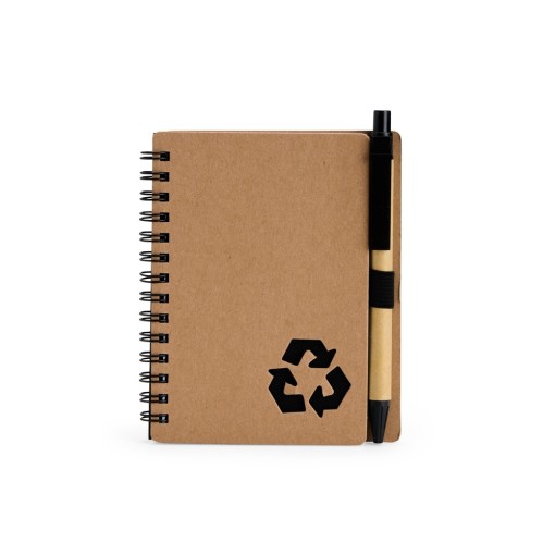 CADERNO ECOLÓGICO COM CANETA para empresas