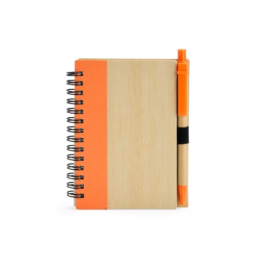 CADERNO ECOLÓGICO COM CANETA Brindes