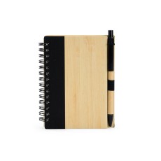 CADERNO ECOLÓGICO COM CANETA Brindes