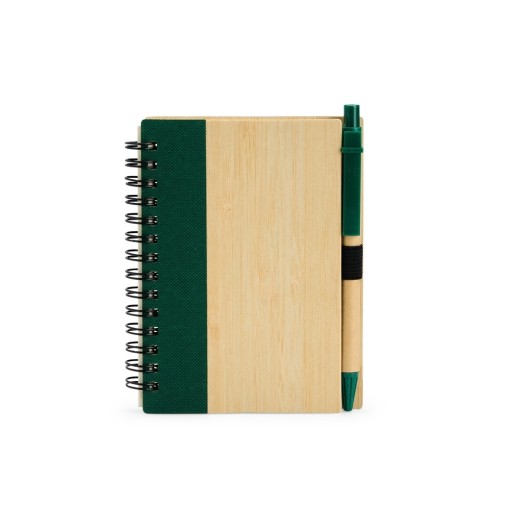 CADERNO ECOLÓGICO COM CANETA Brindes