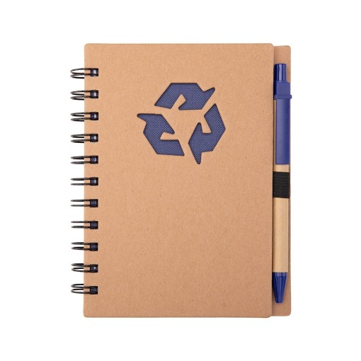 CADERNO ECOLÓGICO COM CANETA Personalizado