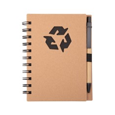 CADERNO ECOLÓGICO COM CANETA Personalizado