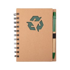 CADERNO ECOLÓGICO COM CANETA Personalizado
