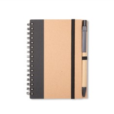 CADERNO ECOLÓGICO COM CANETA com sua marca