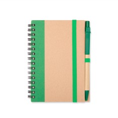 CADERNO ECOLÓGICO COM CANETA com sua marca