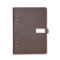 CADERNO FICHÁRIO COURO SINTÉTICO Personalizado