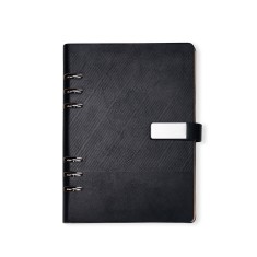 CADERNO FICHÁRIO COURO SINTÉTICO Personalizado