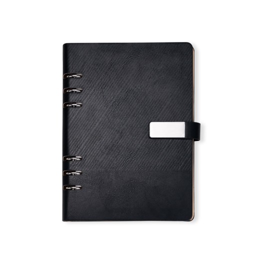 CADERNO FICHÁRIO COURO SINTÉTICO Personalizado
