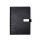 CADERNO FICHÁRIO COURO SINTÉTICO Personalizado