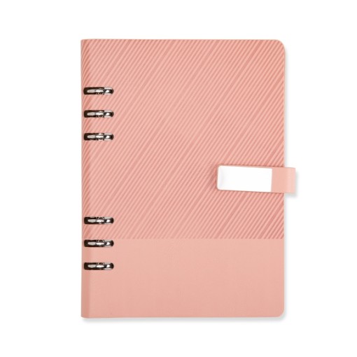 CADERNO FICHÁRIO COURO SINTÉTICO Personalizado