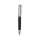 CANETA METAL FOSCO C/ COURO com logotipo